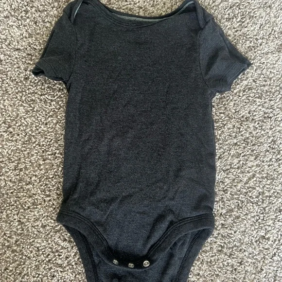 Cloud Island Gray, Black, and White Baby Bodysuit Set - Picture 3 of 6